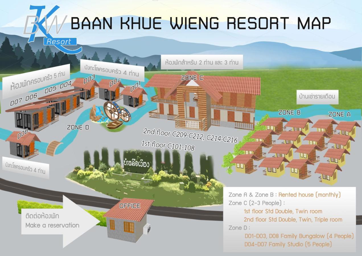 Baan Khue Wieng Resort Mae Sariang Exteriör bild